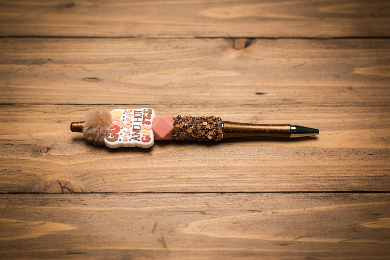 Beaded pen