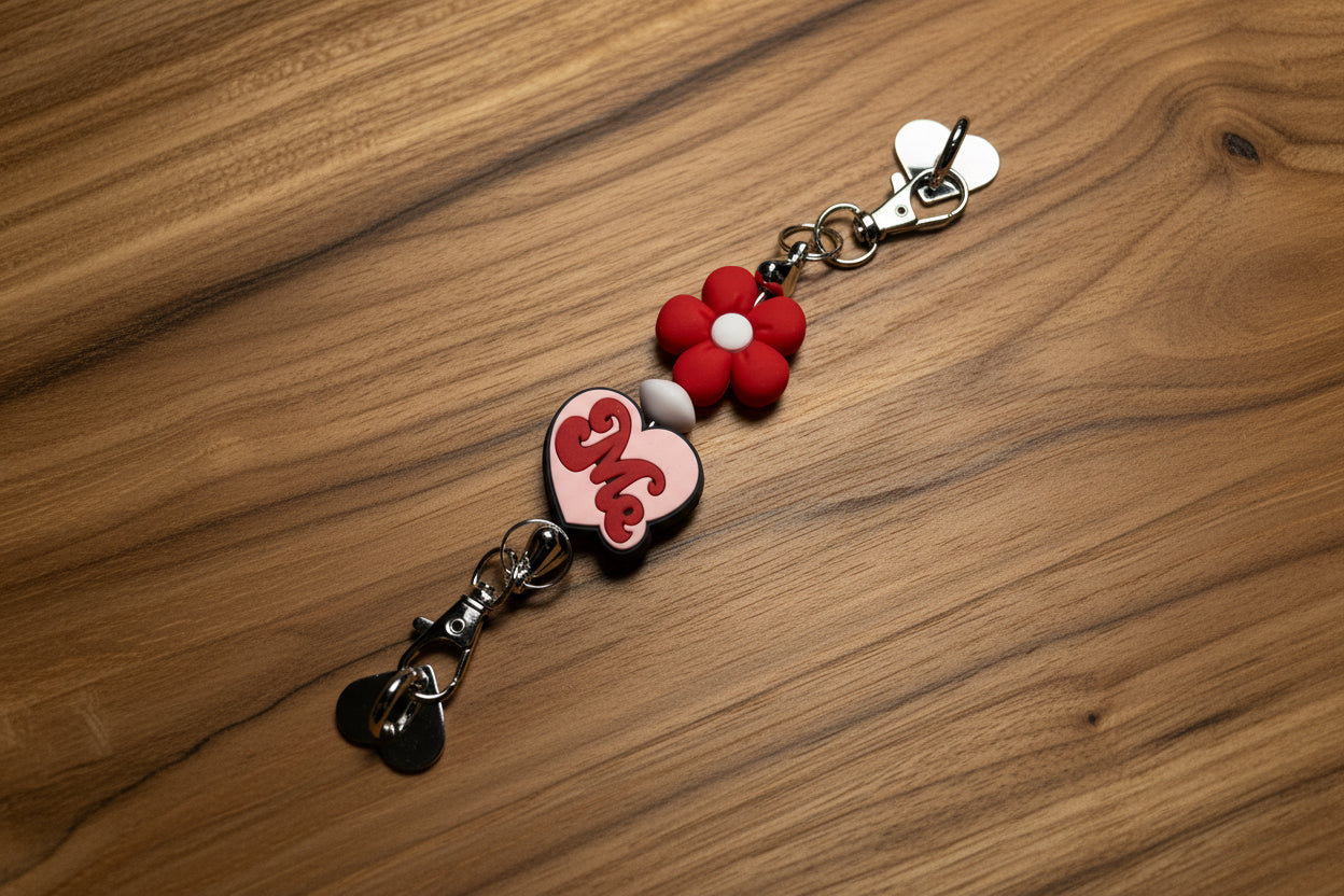 Stick on charm hook