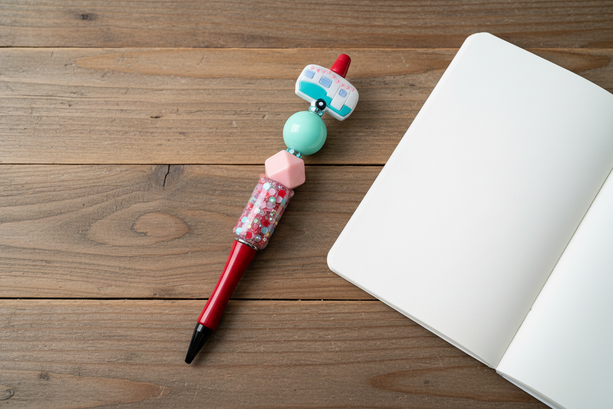 Beaded pen