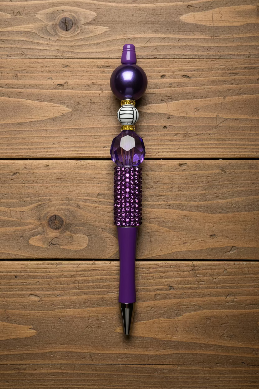 Beaded pen
