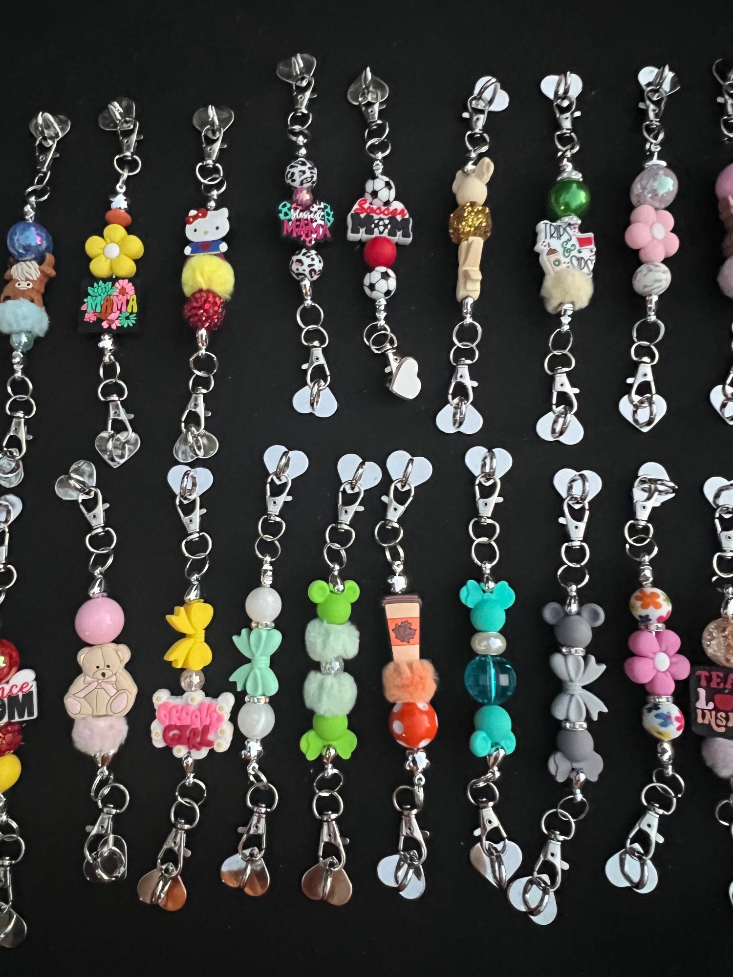 Beaded Stick-On Charm Hooks