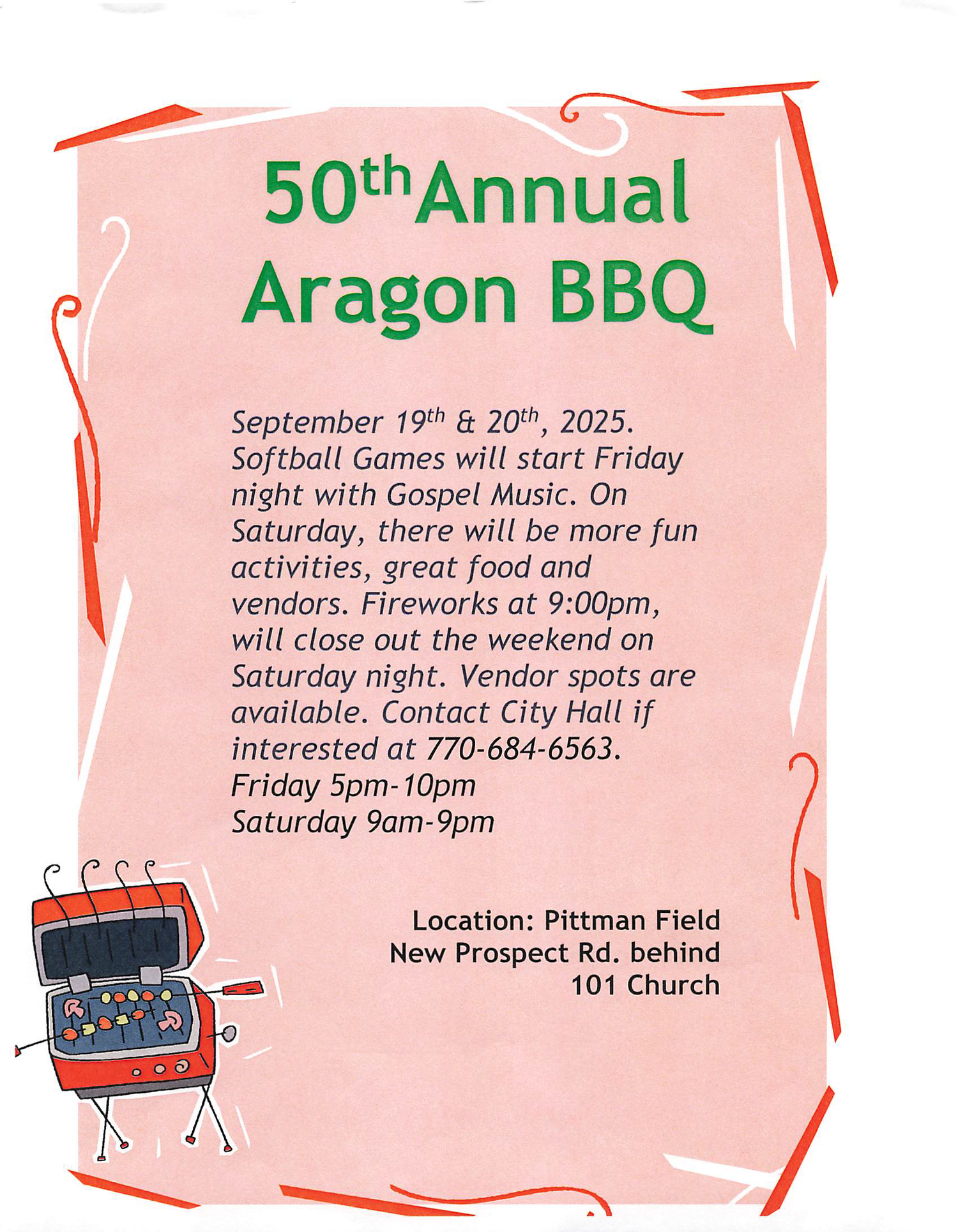 Aragon BBQ - 9/20/2025