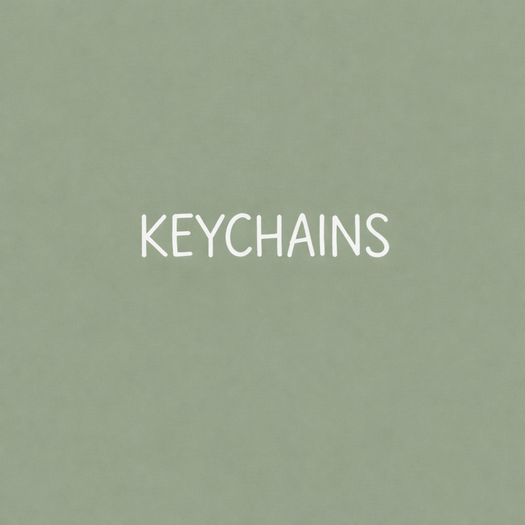 Beaded Bar Keychains