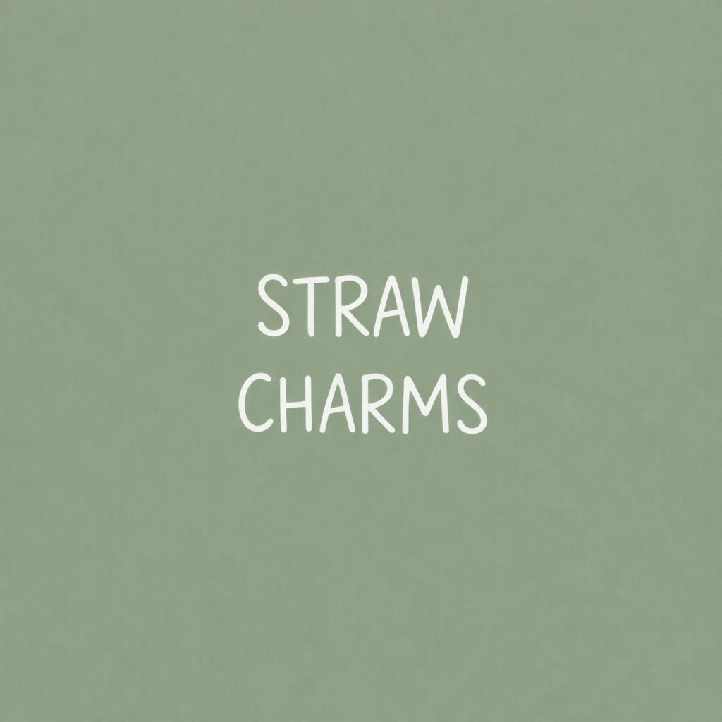 Beaded Tumbler Straw Charm