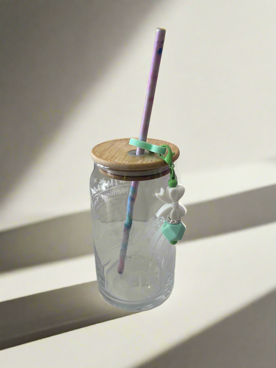 Beaded Tumbler Straw Charm