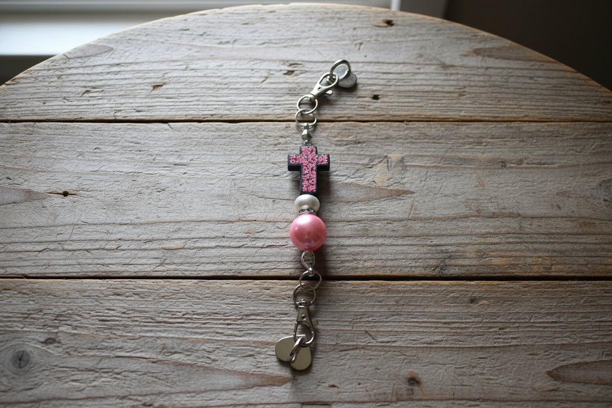 Stick on charm hook