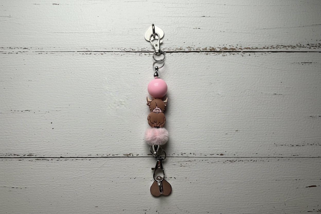 Stick on charm hook