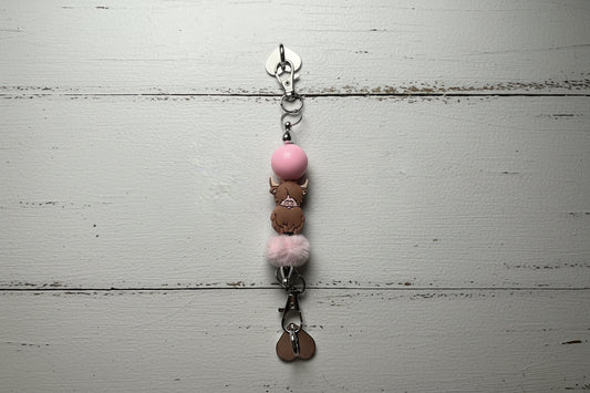 Stick on charm hook