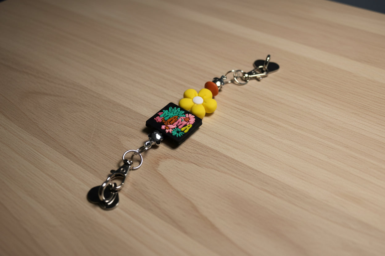Stick on charm hook